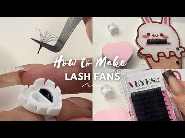 HOW TO MAKE LASH FANS + PINCHING Q&A