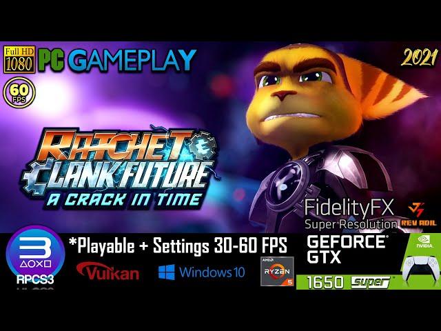 RPCS3 Ratchet and Clank Future A Crack in Time PC Gameplay | Playable | PS3 Emulator | 1080p60FPS