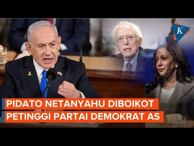 Netanyahu Pidato di Kongres AS, Wapres Kamala Absen, Partai Demokrat Boikot