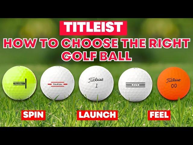 Which Titleist Golf Ball Is Best For Your Game!