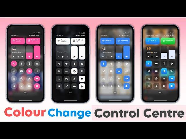 Hyperos Colour Change Control Centre  Supported Themes | Xiaomi tema Control Centre | HyperOS