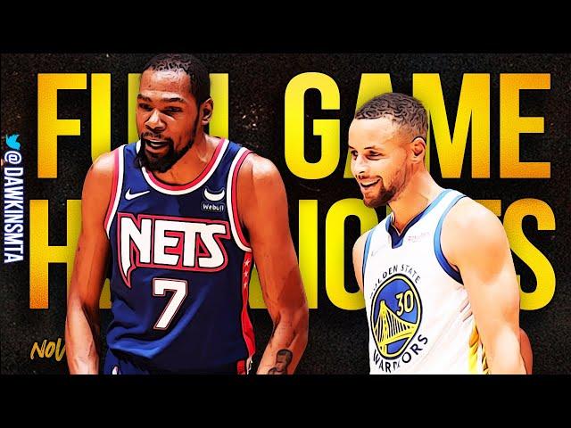 Golden State Warriors vs Brooklyn Nets Full Game Highlights | Nov 16, 2021 | FreeDawkins