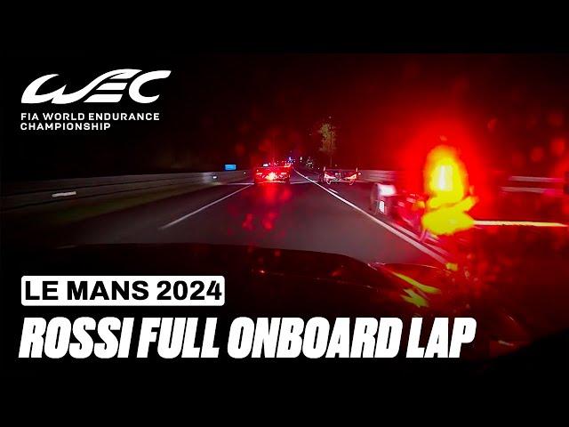 Night Onboard Full Lap Valentino Rossi BMW M4 LMGT3 I 2024 24 Hours of Le Mans I FIA WEC