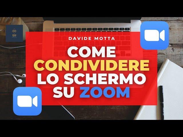 Come condividere lo schermo su Zoom