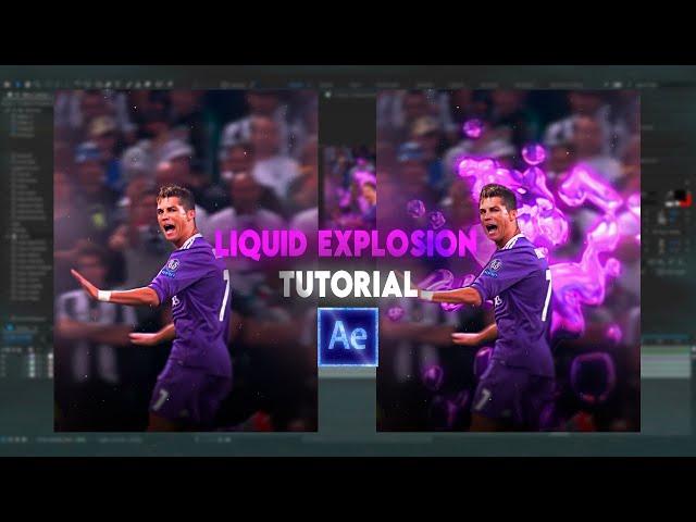 Liquid explosion tutorial | After Effects tutorial! #tutorial #aftereffects #aftereffectstutorial