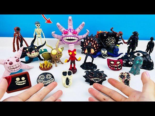 Let's sculpt all the scary monster figures from Doors - Roblox Doors 2  DIY SCREAMERS  Sculpting