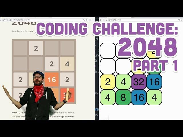 Coding Challenge #94: 2048 - Part 1