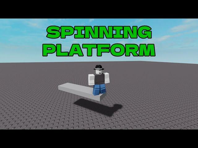 Spinning Block Tutorial (Roblox)