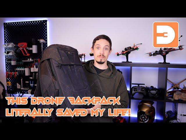 This backpack literally saved my life!