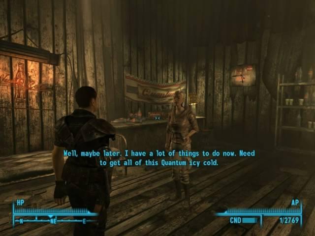 Fallout 3 - Ronald Laren's failed seducing attempt on Sierra