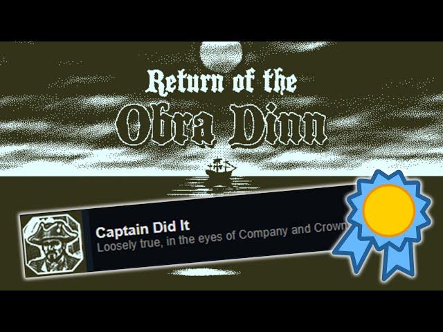 Return of the Obra Dinn's Achievements are EASY