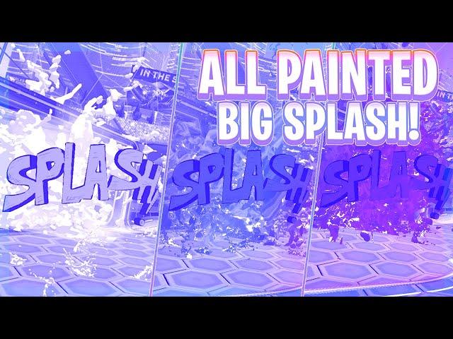 ALL *NEW* PAINTED BIG SPLASH GOAL EXPLOSION! (Rocket League Fan Rewards)