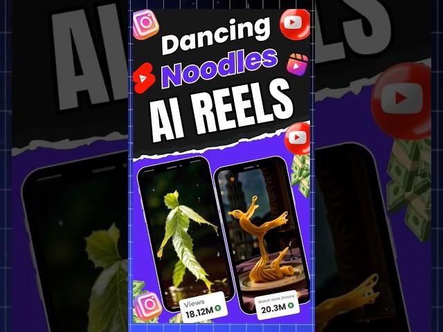 Dancing Noodles Ai Reels Bundle Create Viral Instagram Reels with Leonardo AI  & LumaLabs