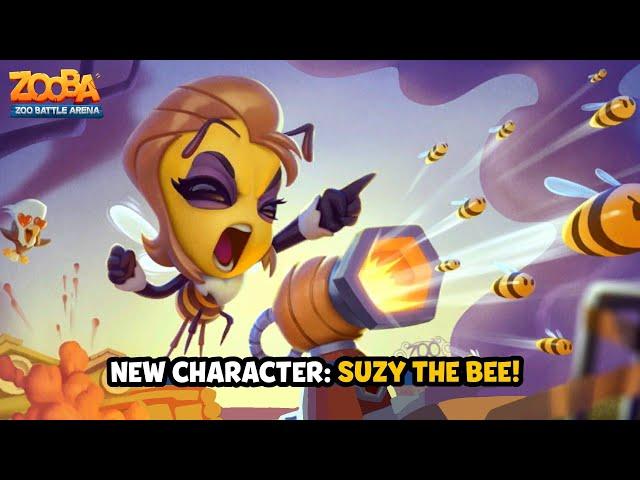 Zooba: NEW Character - Suzy the Bee!