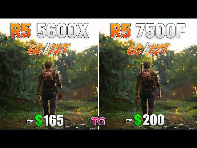 Ryzen 5 7500F vs Ryzen 5 5600X - Test in 10 Games