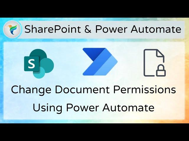 Power Automate Approval Set SharePoint Document Level Permissions