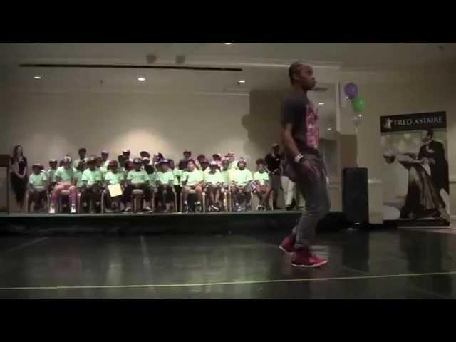 Fik-shun celebrates National Dance Day in Greensboro with "off the hook" solo performance