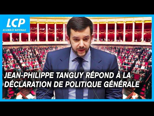 Jean-Philippe Tanguy, sa réponse à la déclaration de politique générale de François Bayrou