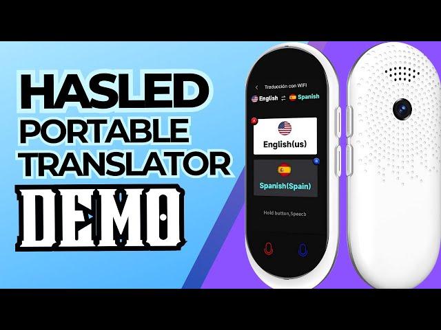 DEMO of HASLED Language Translator Device