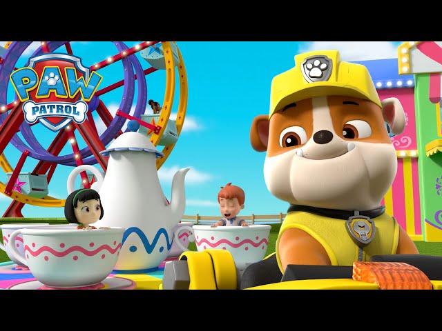 Rubble and Rocky save the Adventure Bay Carnival and more! - PAW Patrol UK - Cartoons for Kids