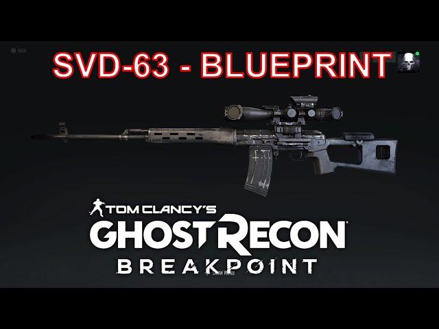 Ghost Recon Breakpoint – Blueprint Location For SVD-63 DMR (GR Breakpoint SVD-63 Blueprint)