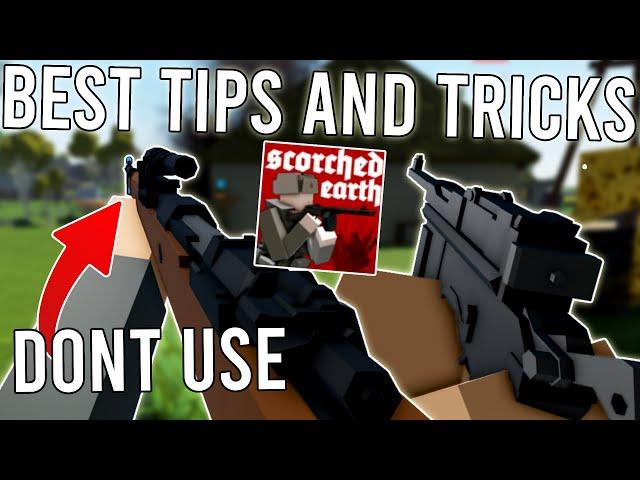 Roblox Scorched Earth 15 *BEST* TIPS AND TRICKS To Get Good!