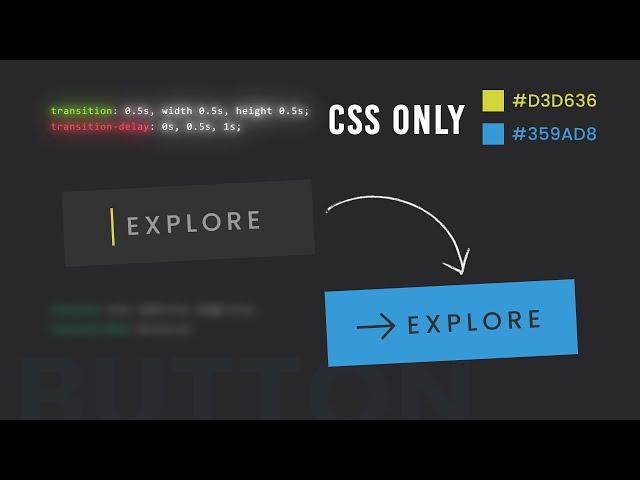 CSS Animated Explore Button Hover Effects | Html CSS Only