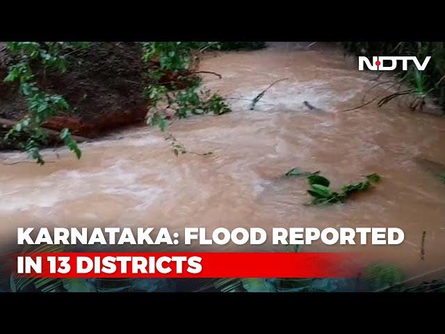 Karnataka: Floods Reported In 13 Districts