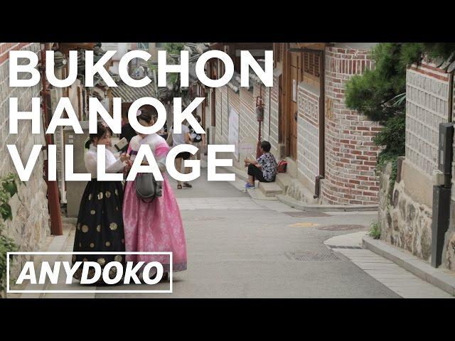 The Traditional Bukchon Hanok Korean Village in the Middle of Seoul!