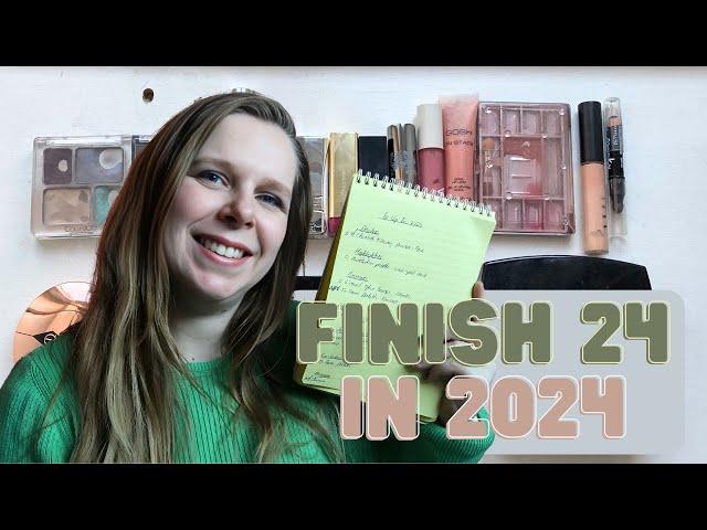 The 24 Makeup Products I Wanted To Finish In 2024 // PROJECT PAN