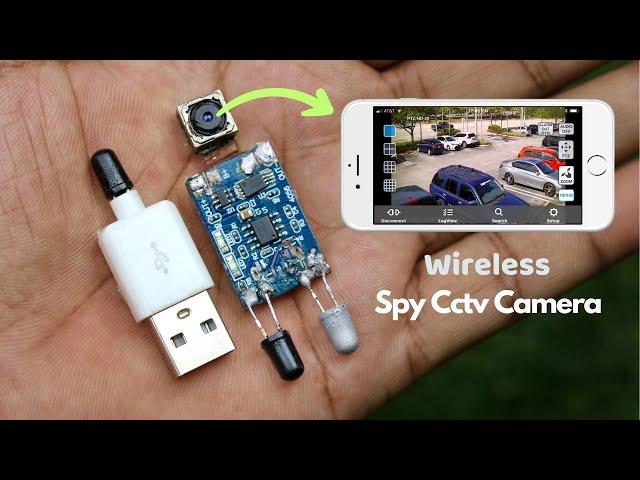 How To Make Wireless Spy Cctv Camera - Using LED Sensor