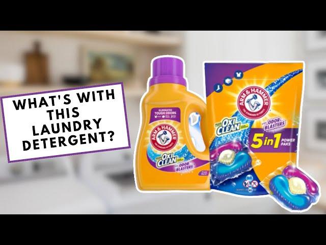 What's With This Arm & Hammer Oxiclean Laundry Detergent?