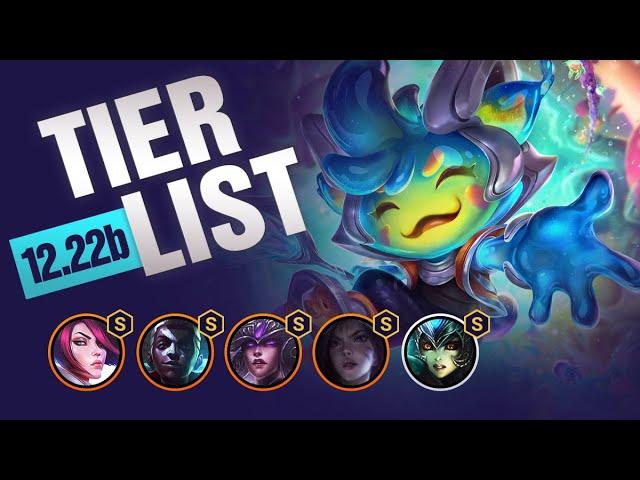 PRESEASON TIER LIST for Low Elo (Patch 12.22b)