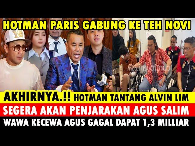 Farhat Panik ! Hotman Paris Tantang Alvin Lim Segera Penjarakan Mas Agus, Teh Novi Pablo dan Densu