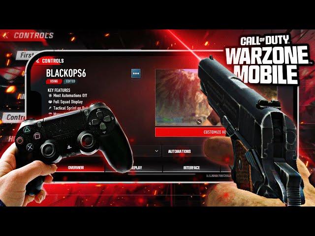 SETTINGS! Warzone Mobile  Settings + Controller (BO6) no commentary