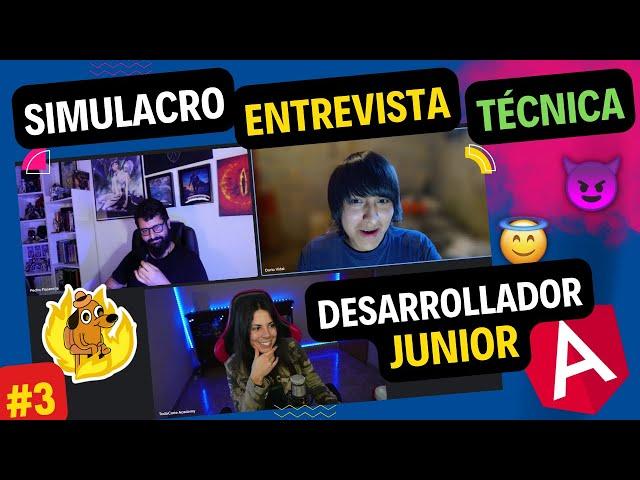  SIMULACRO de ENTREVISTA TÉCNICA para DESARROLLADOR JUNIOR con ANGULAR 