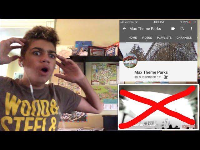 MaxThemeParks Top 100 Roller Coasters REACTION