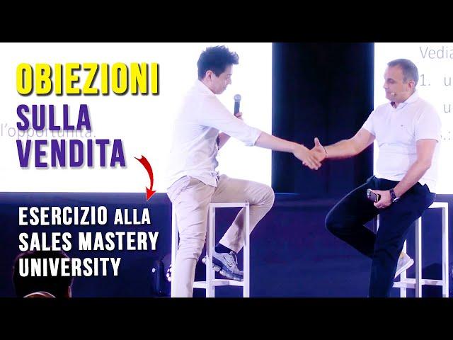 Obiezioni sulla vendita: esercizio durante la Sales Mastery University