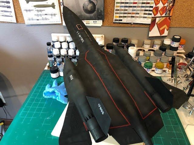 Testors 1/48 Scale SR-71 Build Part 3: Paint