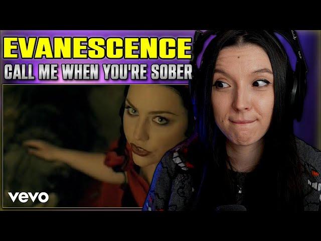 Evanescence - Call Me When You're Sober | FIRST TIME REACTION