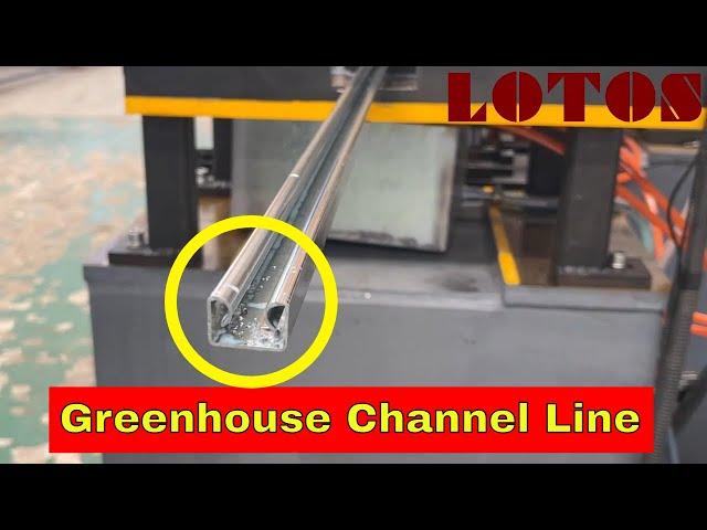 【Greenhouse Machine】: Greenhouse Channel Machine | Greenhouse Profiles Roll Forming Machine