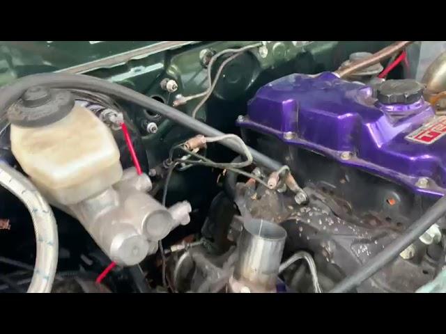 Toyota 3L turbo converted.