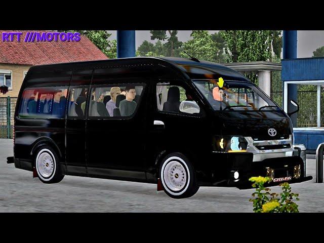 TOYOTA HIACE QUANTUM MOD|H200C ALL BLACK|ETS2 1.53 |CUSTOM STRAIGHT PIPE SOUND|AFRICAN MAP|STANCED