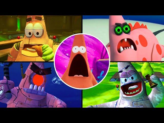 Evolution of Patrick Boss Battles in SpongeBob Games (2003-2020) [4K]