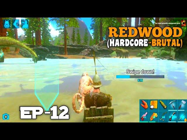 Ark Mobile Photography Herbivores And Fishing For Blueprints | Hardcore-Brutal (Ep - 12)