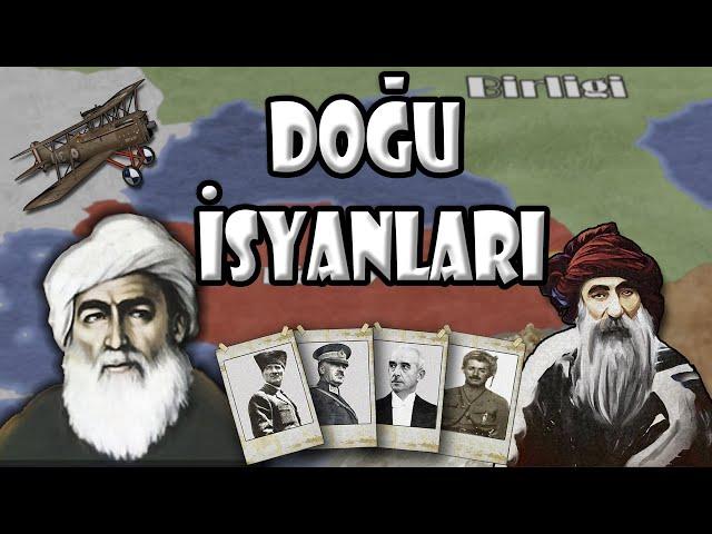 Cumhuriyet Dönemindeki Doğu İsyanları ||  Şeyh Said İsyanı - Ağrı İsyanları - Dersim İsyanı