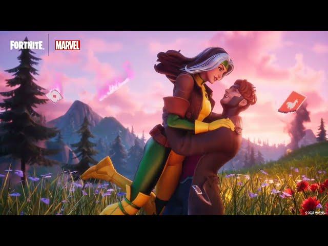 fortnite x Marvel X-men rogue and Gambit trailer