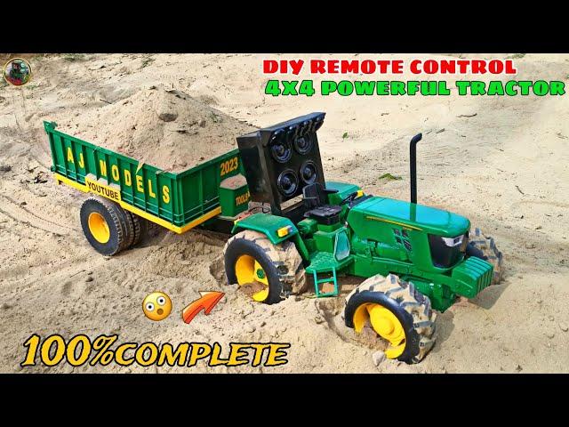 Building a powerful 4x4 John Deere tractor #ajmodelmaker #youtubevideo