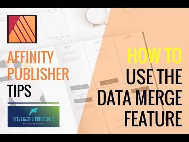 How to Make Your Design Process Faster with Data Merge & Affinity Publisher!