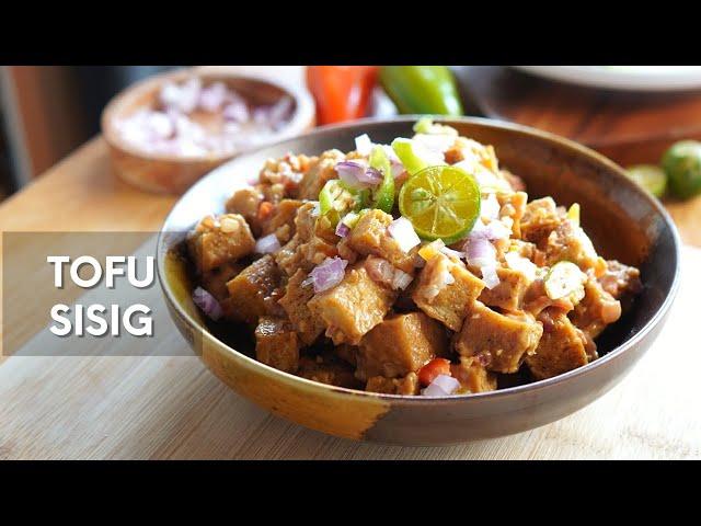 Tofu Sisig Recipe | Easy Filipino Tofu Sisig